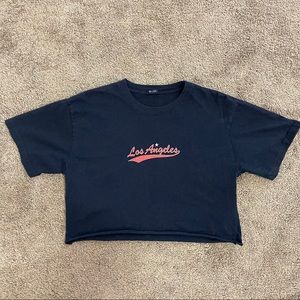 John Galt/ Brandy Melville LA Cropped Tee